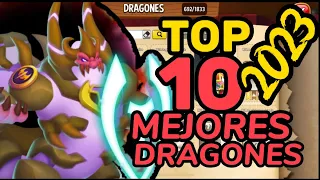 LOS 10 DRAGONES MAS FUERTES DE DRAGON CITY