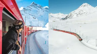 World's most scenic train ride? The Bernina Express in Switzerland