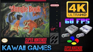 Disney's The Jungle Book | Ultra HD 4K/60fps | SNES | Full Movie Longplay Gameplay No Commentary