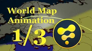 Blackmagic Fusion - World Map Animation (1/3)