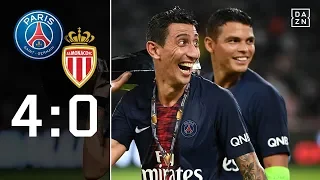 Durch Di Marias Doppelpack zum Titel: PSG - Monaco 4:0 | Highlights | Trophee des Champions | DAZN