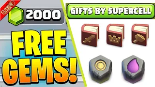 FREE 2000 Gems and Many Magic Items Rewards from Supercell Store New Bonus Track (Clash of Clans)