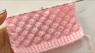 Daisy Knitting Stitch Pattern For Babies/Ladies Sweater