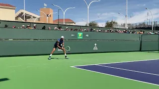 Matteo berrettini : Indian wells practice 2023