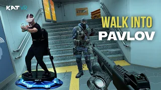 NEW KAT Walk C 2+ VR Treadmill: WALK Into Pavlov VR