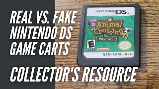 How to Spot a Fake Nintendo DS Cartridge (Animal Crossing Wild World) | Collector's Resource