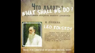 What Shall We Do? by Leo Tolstoy read by Joanna Michal Hoyt Part 1/2 | Full Audio Book