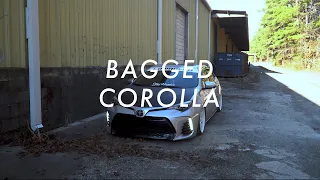 Bagged Toyota Corolla