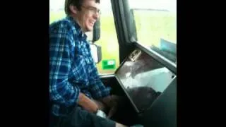 taking a piss in a moving truck