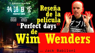 ANÁLISIS EXHAUSTIVO de la película germanojaponesa "Perfect days", de Wim Wenders | Jack Babiloni