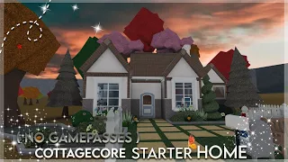 Bloxburg:  Cottagecore Starter Family House | Speed - build ( No Gamepass ) bloxburg house build