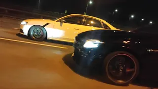 bmw f30 340xi st3 vs MB e63s stock