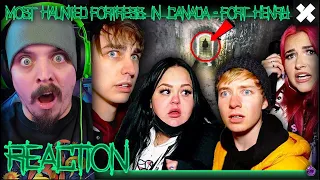 Sam and Colby - Demonic Attachment at Canada's Most Haunted Fortress | REACTION (BEST ON YET)