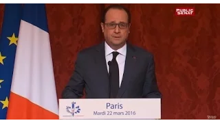 François Hollande : «  La France et la Belgique sont liées par l’horreur »