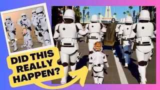 Marching with the Stormtroopers During March of the First Order at Disney World's Hollywood Studios