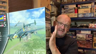 Revell/ Dragon 1/32 BF 110 in box review