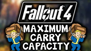 Fallout 4 - Get 710+ Carry Capacity Permanently Without Glitches! - Complete Guide