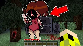 I FOUND A GIRLFRIEND.EXE IN MY WORLD IN MINECRAFT ! FNF VS GIRLFRIEND.EXE FRIDAY NIGHT FUNKIN