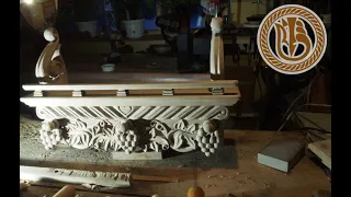 Woodcarving  Резьба по дереву для начинающих  Полочка под иконы с секретом