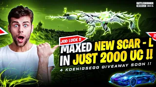 Just 2000 uc Spin🤑 |Thorn of Malice Scarl |luckiest crate ever |Max'd lvl 8 | 4 Koenigsegg Giveaway