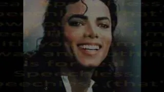 Michael Jackson: Speechless w/ lyrics