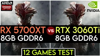 RX 5700 xt vs RTX 3060 Ti | 12 Games Test | Which Is The Best ?