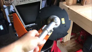 How To Install a Brush Cutter Blade on a STIHL Trimmer Head