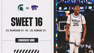 Kansas State vs. Michigan State - Sweet 16 NCAA tournament extended highlights