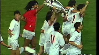 Coppa Campioni (UEFA Champions League) 1989-1990. Milan-Benfica 23/5/1990