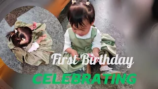 Nora Sono first birthday celebrating #birthday