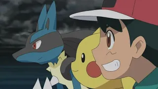 Ash's Flashback of Greninja Pokemon Journeys Episode 108-Paul vs Iris Pokemon journeys Episode 110-