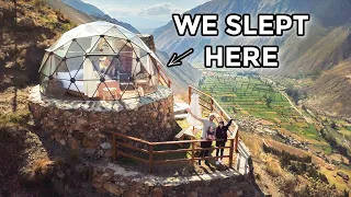 WE STAYED IN A DOME ON A CLIFF- Full Tour (Peru)
