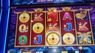 5 DRAGONS RAPID SLOT MACHINE BONUS SESSION. 128 PERCENT PROFIT ON THE BONUS