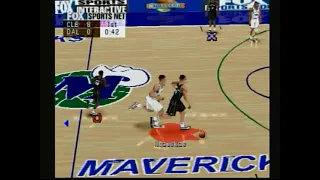 Fox Sports NBA Basketball 2000 PS1: Cleveland Cavaliers VS. Dallas Mavericks