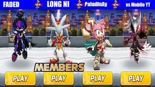 Sonic Forces Speed battle - vs Mobile YT vs Members: Reaper, Lantern Silver, Paladin Amy, Infinite