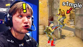 S1MPLE HAS 0 RESPECT FOR CSGO PROS!! CS:GO Twitch Clips