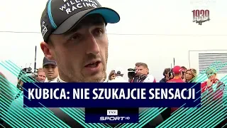 Robert Kubica: znów wam mówię, żeby nie szukać sensacji