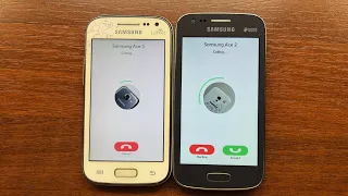 Samsung Galaxy Ace 2 vs Galaxy Ace 3 Twinme Incoming & Outgoing Voice & Video Calls (Android 4, 5)