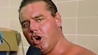 Horrendous backstage segment with British Bulldog and Alex Wright