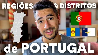 As Regiões e Distritos de Portugal