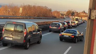 Поиск паркинга. Авария на трассе. Самый длинный рейс - Германия -Польша.