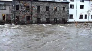 Keswick floods Nov 2009 River Greta