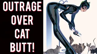 Feminists are going CRAZY over Catwoman's Backside! DEMAND Batman artists make her REALISTIC!