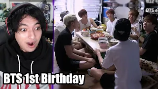 This is how BTS used to live?! - 1st BTS Birthday Party (Jin chef of BTS)