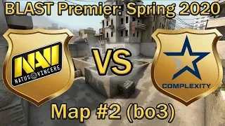 Покажут ли НАВИ КОРОННЫЙ ДАСТ? | Navi vs Complexity Map #2 Dust2 bo3 | BLAST Premier 2020