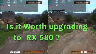 Gtx 1050 ti vs RX 580 Gaming Test | i5 8400