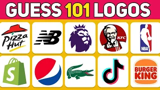 Guess The Logos in 5 Seconds | 200 Famous Logos | Logo Quiz 2024 New Edition!