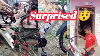 Cycle surprised 😯 gift 🎁//Shyam Vlog//hetauda//