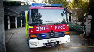 London Fire Brigade A236 Euston FRU Fire & Rescue Unit responding