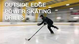 Outside Edge Skating Tips - Power Skating Drill Progression